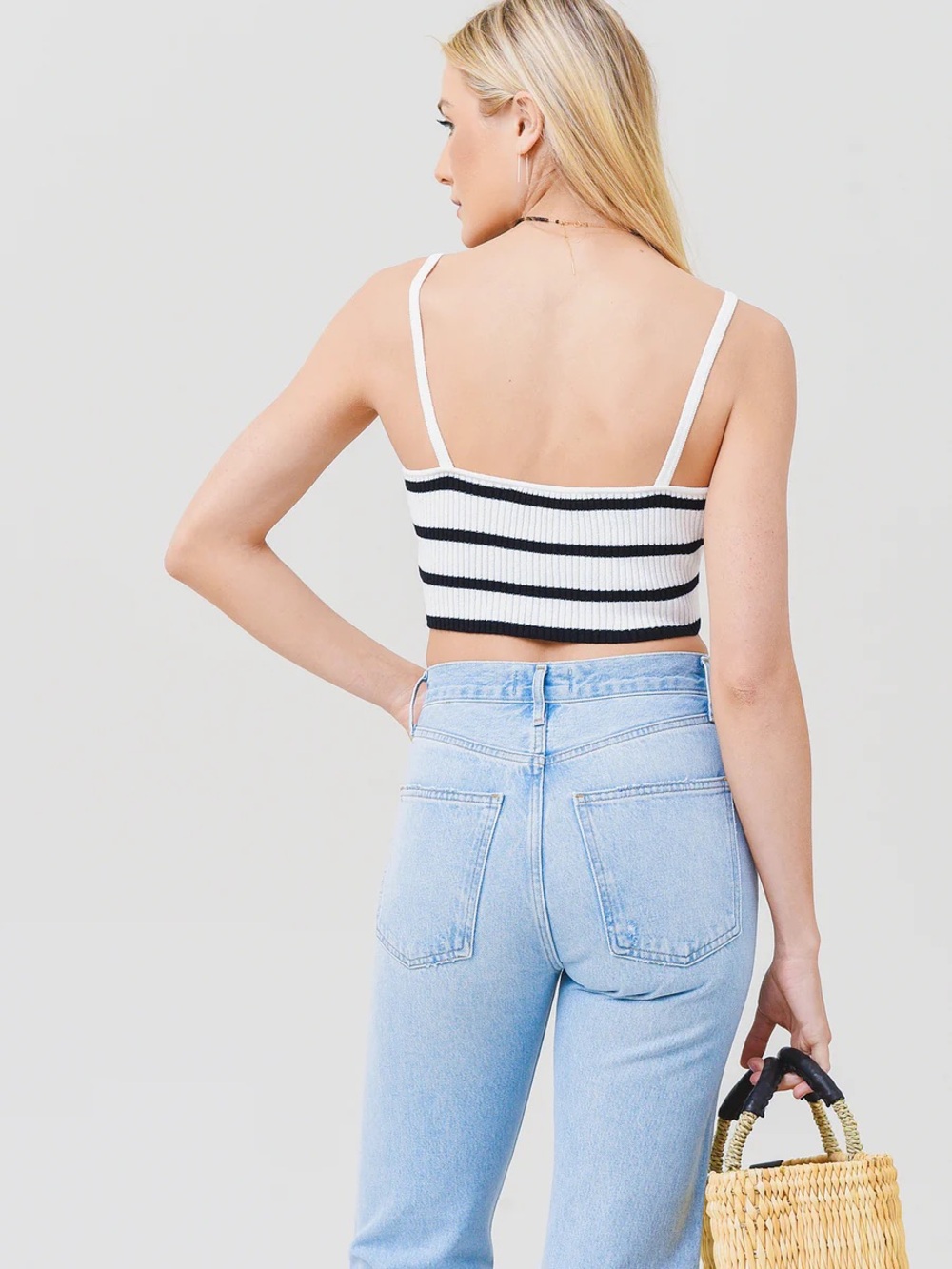 FRAME Rib Bralette Top - Picture 2 of 11